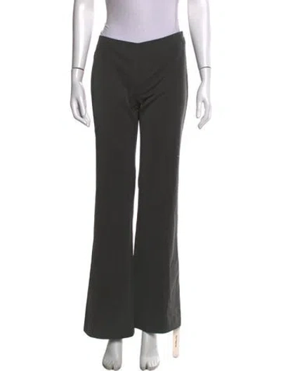 Pre-owned Reformation X Camille Rowe Flared Pants In Gray