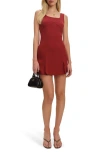 Reformation X Devon Lee Carlson Cher Sleeveless Minidress In Rubies