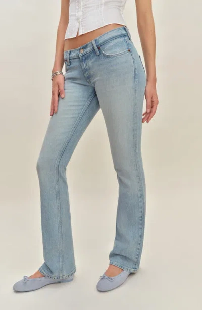 Reformation X Devon Lee Carlson Kenny Low Rise Bootcut Jeans In Arroyo