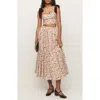 Reformation X Kacey Musgraves Magnolia Tank & Midi Skirt Set In Floral Mesquite