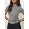Reformation Muse Tee In Mid Grey