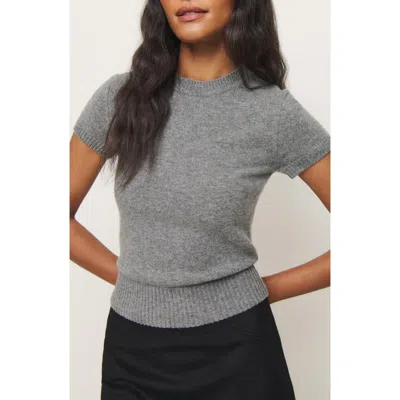 Reformation Muse Tee In Heather Grey