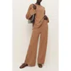 Reformation Silver Lining Cashmere Two Piece In Camel