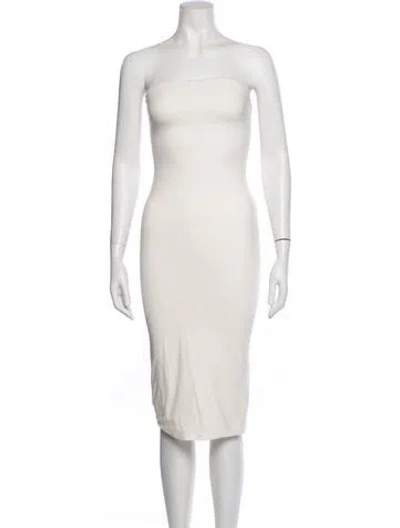 Pre-owned Reformation X Laura Harrier Nylon Mini Dress In White