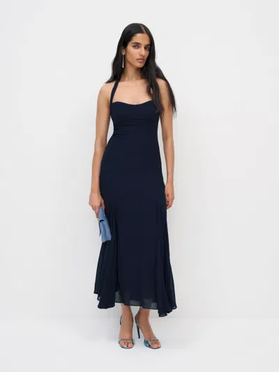 Reformation Yanitza Dress Blue 12