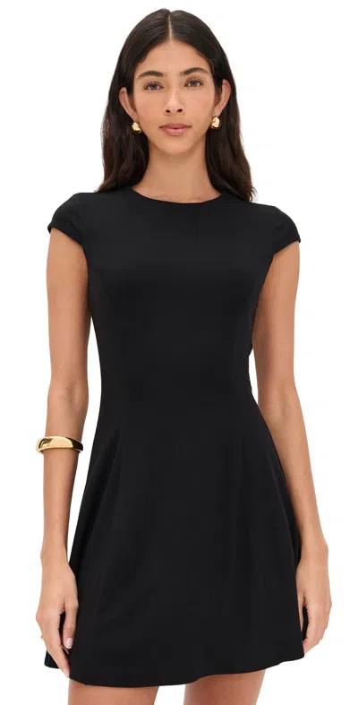 Reformation Yves Knit Dress Black