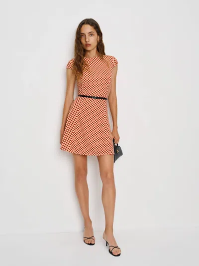 Reformation Yves Knit Dress In Red