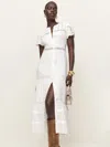 Reformation Zebrina Dress In White