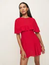 Reformation Zelena Dress In Lipstick