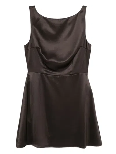 Reformation Zenni Dress In Brown