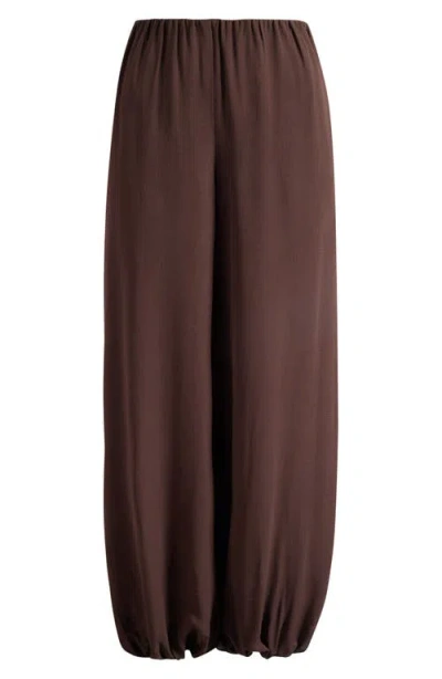 Reformation Zia Pants In Brown