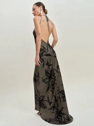 Reformation Zinna Satin Dress In Isadora