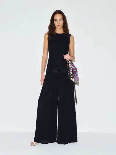 Reformation Zinnia Two Piece Black Lace 10
