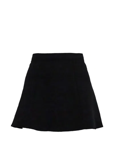 Pre-owned Reformation Zip Skort In Black