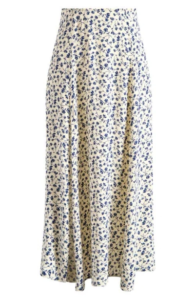 Reformation Zoe Floral Midi Skirt In Mykonos