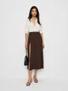 Reformation Zoe Skirt In Red