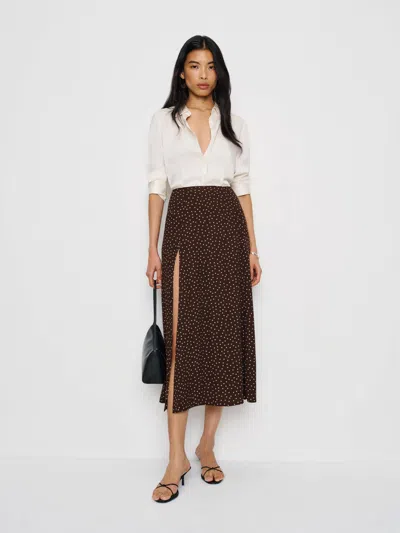 Reformation Zoe Skirt In Red