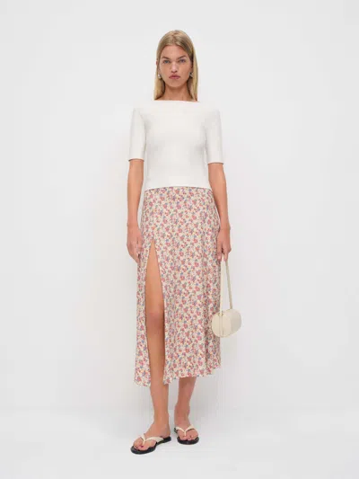 Reformation Zoe Skirt 12 In Multi