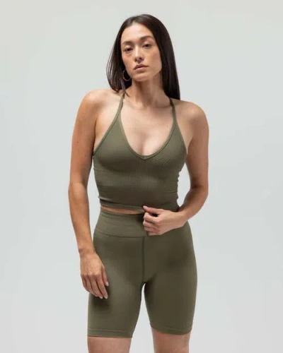 Reformer Jersey Biker Short In Green