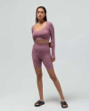 Reformer Jersey Biker Short In Purple