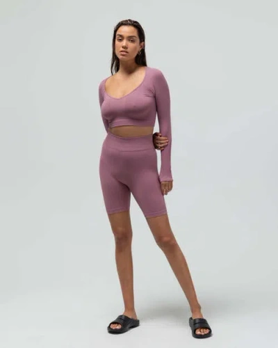 Reformer Jersey Biker Short In Purple