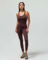 Reformer The Bodysuit With The Keyhole Back In Brown