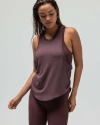 Reformer The Loose Racerback Tank Top In Purple