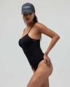 Reformer The Ribbed Bodysuit In Black
