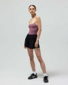 Reformer The Ribbed Bodysuit In Purple