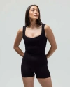 Reformer The Textured Runsie In Black