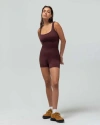 Reformer The Textured Runsie In Burgundy