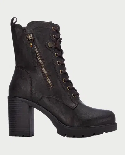 Refresh Boots In Marrone Scuri