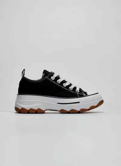 Refresh Women's Canvas Sneakers In Black