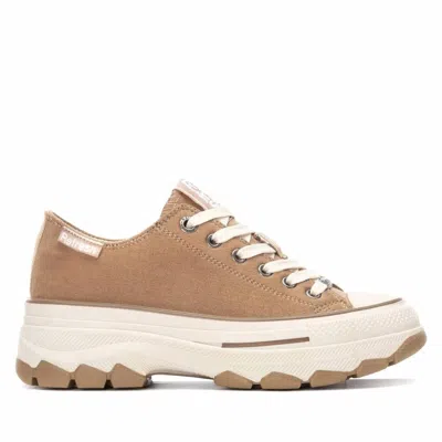 Refresh Women's Lace-up Sneakers In Taupe In Brown