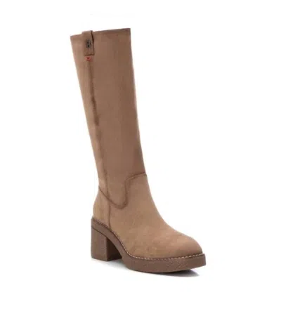Refresh Women's Suede Boots In Taupe In Brown