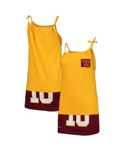 Refried Apparel Gold Washington Commanders Sleeveless Tank Dress