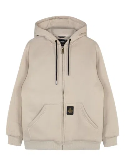 Refrigiwear Astro Zip-up Hoodie In Brown