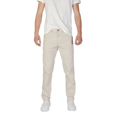 Refrigiwear Beige Cotton Jeans & Pant In Neutral