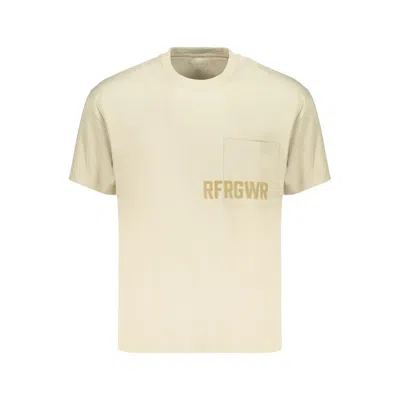 Refrigiwear Beige Cotton Mens T-shirt