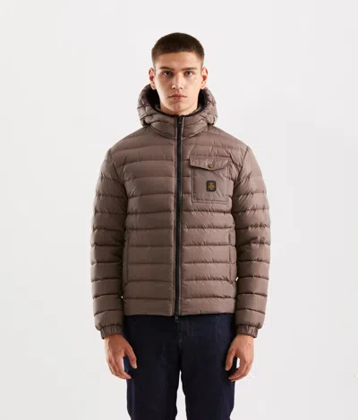 REFRIGIWEAR BEIGE NYLON MEN JACKET