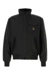 Refrigiwear Black Nylon Captain Bomber Jacket