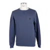Refrigiwear Blue Cotton Sweater In Blue