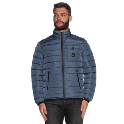 REFRIGIWEAR BLUE NYLON MEN'S JACKET