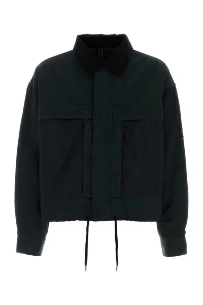 REFRIGIWEAR REFRIGIWEAR BOTTLE GREEN NYLON TOBIAS JACKET