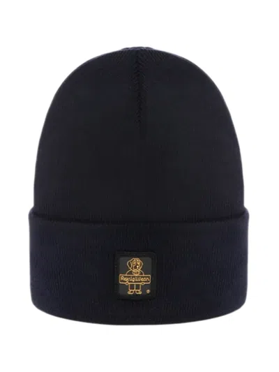 Refrigiwear Clark Logo-patch Beanie Hat In Blue