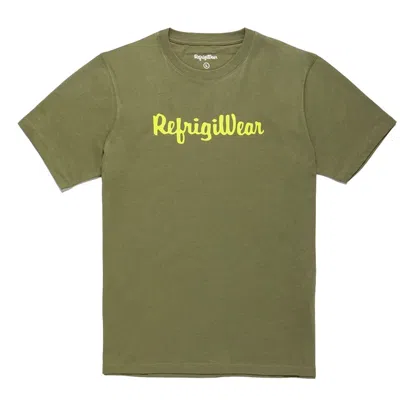 Refrigiwear Cotton Men's T-shirt In Army