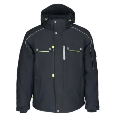 Pre-owned Refrigiwear Extreme Hooded Insulated Jacket In Black
