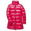 Refrigiwear Pink Nylon Jackets & Women's Coat In Fuchsia