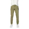 Refrigiwear Green Cotton Casual Pants In Green