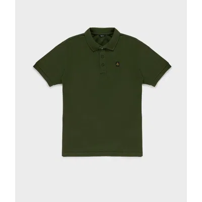 Refrigiwear Green Cotton Polo Shirt